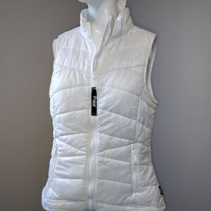 Pajar White Quilted Vest